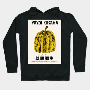 Yayoi Kusama Pumpkin Exhibition Poster Hoodie